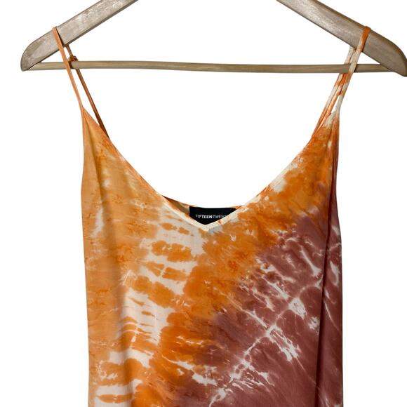 FIFTEEN TWENTY 100% Silk Crepe de Chine Midi Slip Dress size Small - Picture 3 of 7